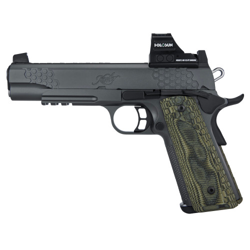 Kimber KHX Custom 9mm, 5" Barrel, Black, Holoson Optic, G10 Grip, 9rd
