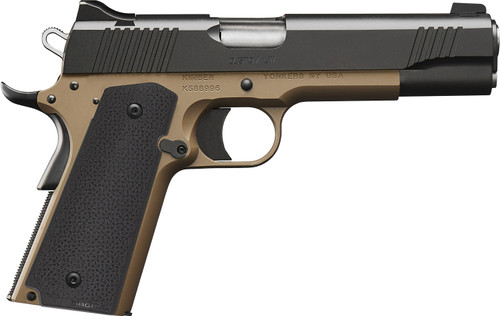 Kimber Custom LW 9mm, 5" Barrel, Flat Dark Earth Frame, Black Slide, 8rd