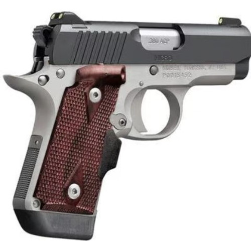 Kimber Micro Two-Tone 380 ACP, 2.75" Barrel, Black Slide, Steel Frame, 7rd