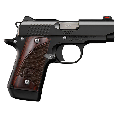 Kimber Micro 9 RTC Bundle 9mm, 3.1" Barrel, Black, Includes DeSantis Holster, 7rd