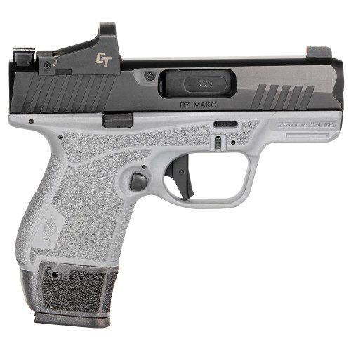 Kimber R7 Mako 9mm, 3.37" Barrel, Gray Frame, Black Slide, Crimson Trace Red Dot, Includes MFT Holster and Range Bag, 15rd