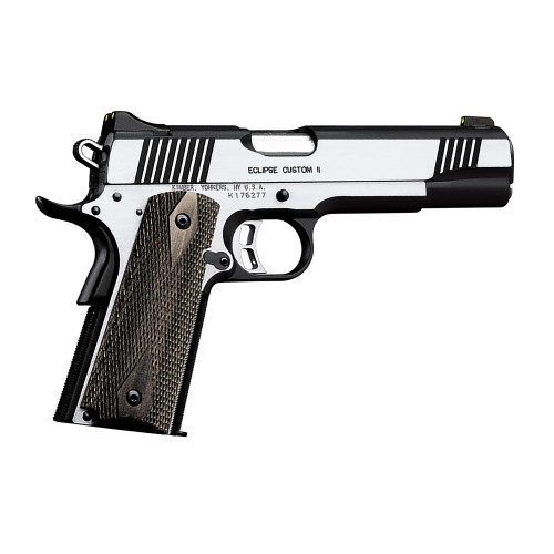 Kimber Eclipse Custom II 1911 45 ACP, 5" Barrel, Silver, CA Compliant, 8rd