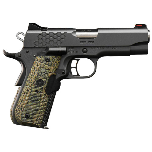 Kimber KHX Pro 1911 Sub-Compact 45 ACP, 4" Barrel, Charcoal Gray, 7rd
