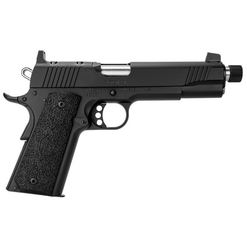 Kimber Custom LW 1911 45 ACP, 5.5" Threaded Barrel, Black, Optic Ready, 8rd