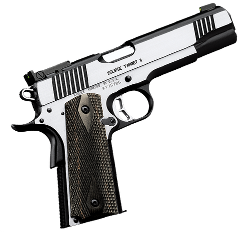Kimber Eclipse Target II 45 ACP, 5" Barrel, Stainless Steel, Gray Laminate Grip, 8rd