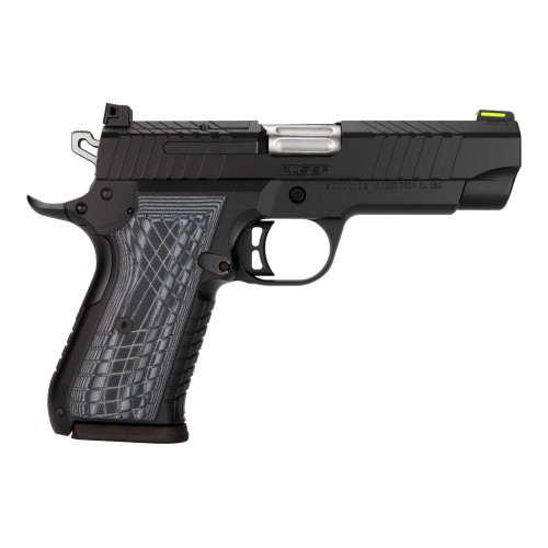 Kimber KDS9c 1911 9mm, 4" Barrel, Black, Optics Ready, G10 Grip, 15rd