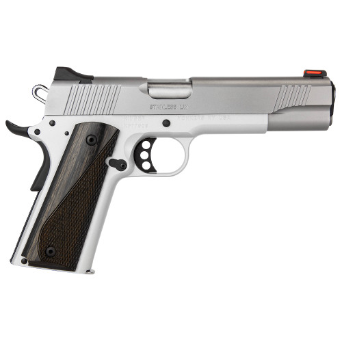 Kimber Stainless LW Arctic 45 ACP, 5" Barrel, Silver, Laminate Grip, 8rd