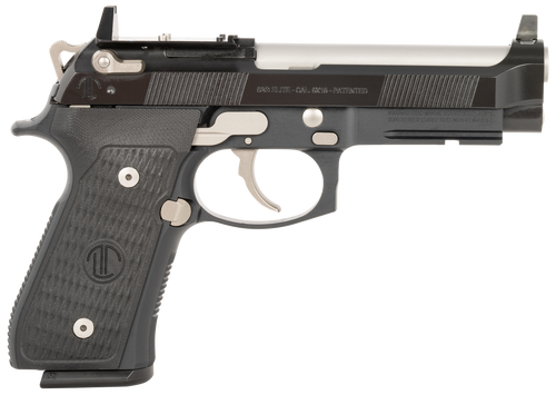LTT 92 Elite 9mm, 4.7" Barrel, Black, Picatinny Rail, G10 Grips, 18rd
