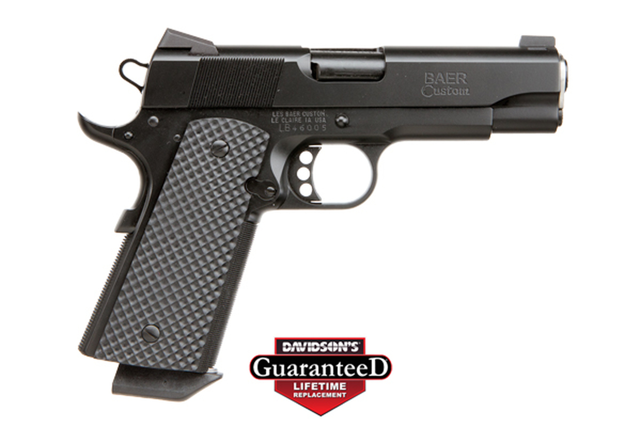 Les Baer 1911 Black Baer 9mm 4.25" Barrel Combat Night Sights 9rd Mag