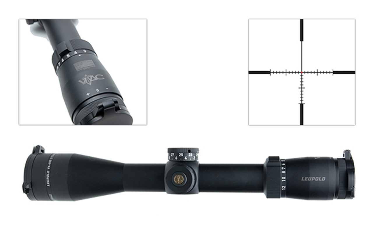 Leupold Vx 6hd 2 12x42mm Trimoa Reticle Vtac Engraving Black