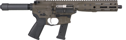LWRC IC-9 9mm, 8.5" Threaded Barrel, Patriot Brown Cerakote, M-Lok Rail, 33rd