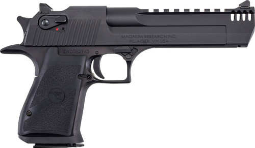 Magnum Desert Eagle MKXIX 50 Action Express, 6" Barrel, Black, Hogue Grips, 7rd