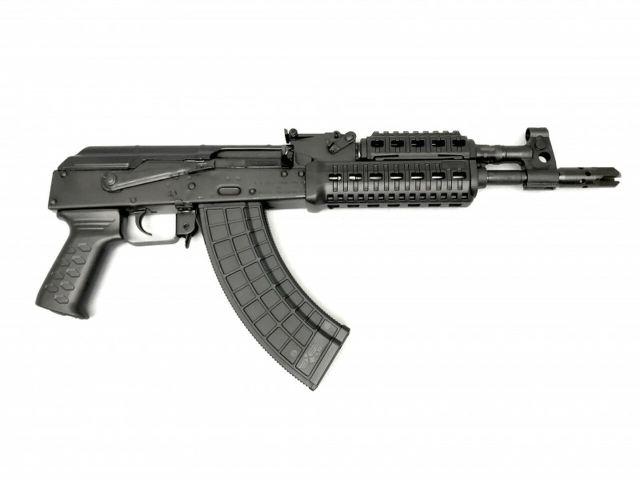 M+M M10 Pistol 7.62x39mm, 12" Barrel, DLG Tactical Quad Rail, Black, 30rd