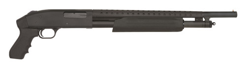 Mossberg 500 Persuader 20 Ga, 3" Chamber 18.5" Barrel, Black, Pistol Grip, 7rd
