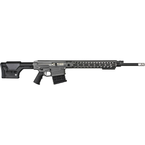 Nemo OMEN Match 300 Winchester Magnum, 22" Barrel, Tungsten Cerakote, Black Magpul PRS Stock, 14rd