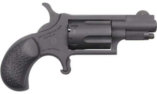 NAA Mini Shadow 22 LR, 1.125" Barrel, Black Cerakote, Hogue Grip, 5rd