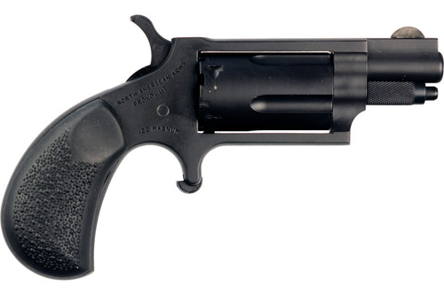 NAA Mini Shadow 22 Magnum, 1.125" Barrel, Black Cerakote, Hogue Rubber Grip, 5rd