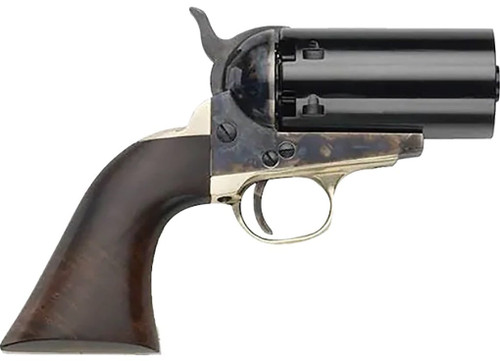 Pietta 1851 Navy "Yank" Pepperbox 36 Caliber, No Barrel, Color Case Hardened, 6rd