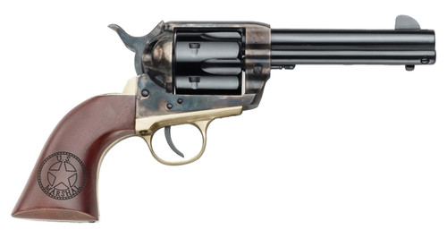 Pietta 1873 GW2 45 Colt, 4.75" Barrel, US Marshall Engraved Walnut Grip, 6rd