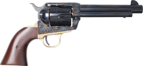 Pietta Copper Canyon 357 Magnum/9mm, 5.5" Barrel, Case Hardened Frame, Wood Grip, 6rd