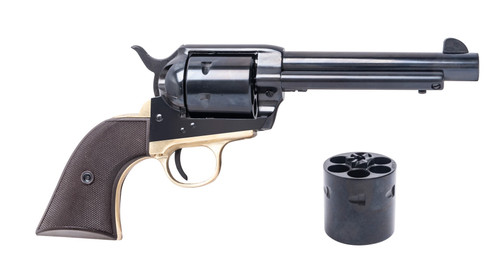 Pietta Guardian Six Dual 45 Colt/45 ACP, 5.5" Barrel, Blued Frame, Brass Trigger Guard, 6rd
