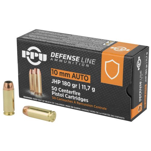 Prvi Partizan Defense 10mm 180gr Jacketed Hollow Point 50rd Box
