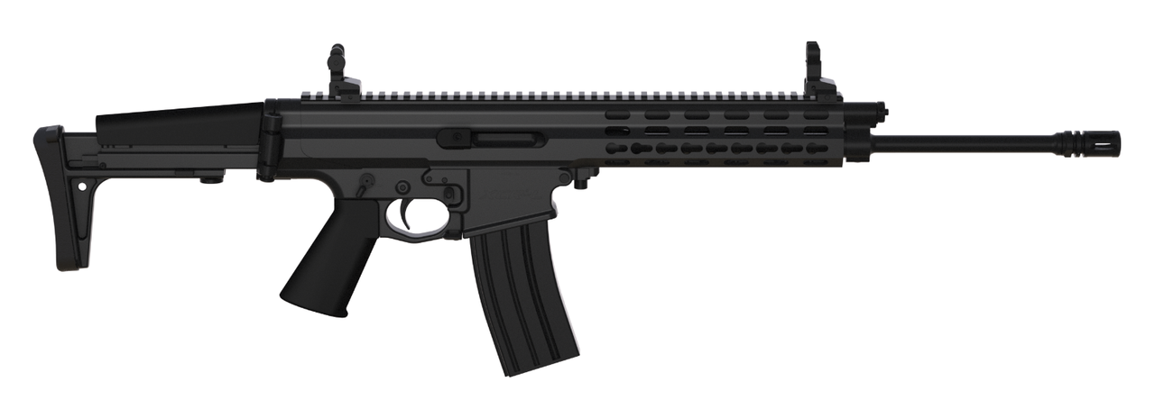 Robinson Arms XCR-L Standard Rifle 5.56 16" Light Barrel Keymod Rail, Black Finish, 30rd Mag