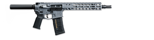 Radian Model 1 223 Wylde, 10.5" Threaded Barrel, Gray Ceraote, 30rd