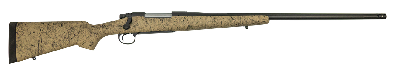 Remington Custom Shop North American .375 H&H, 24" Barrel, Muzzle Brake, Tan/Black