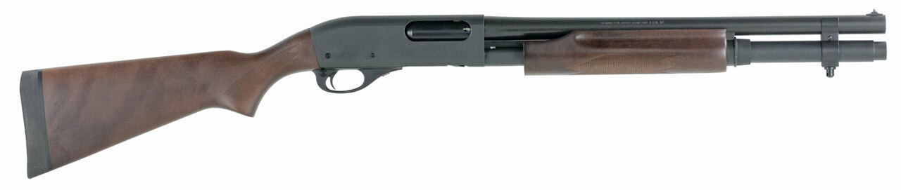 Remington 870 Express Hardwood Home Defense, 6 + 1 Capacity Sling Swivel Stud In Magazine Cap &amp; Butt-Stock 12 Ga