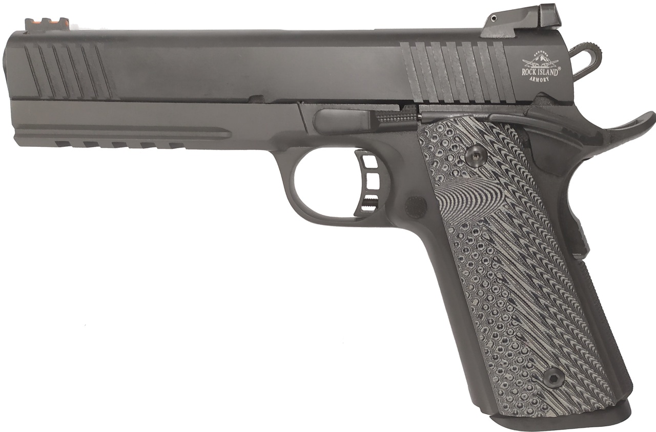 Rock Island TAC Ultra 1911 9mm W/ 22 TCM Conversion, 5" Barrel, Black, 10rd
