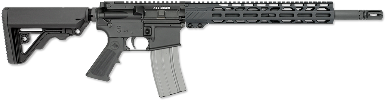 Rock River Arms CAR A4 LAR-458 AR-15 458 SOCOM 16" Bull Barrel A2 Stock 13" M-lok Rail