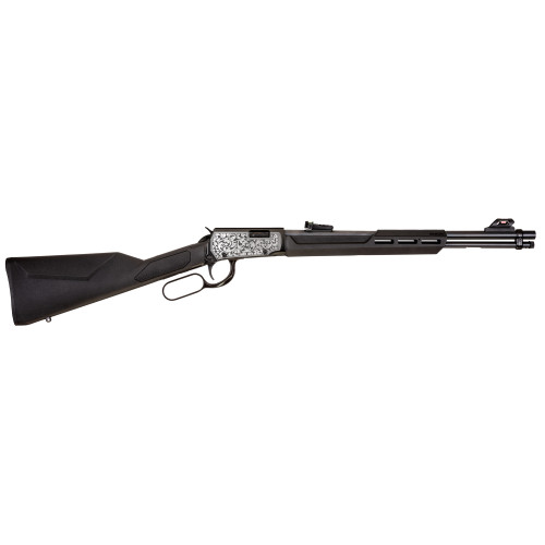 Rossi Gallery 22 LR, 18" Barrel, Black, Scroll Engraving, 15rd
