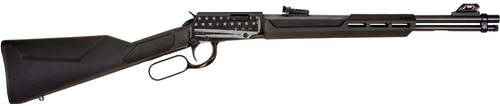 Rossi Rio Bravo 22 LR, 18" Barrel, Black, Engraved US Flag, 15rd