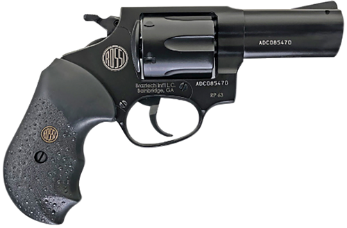 Rossi RP63 357 Magnum, 3" Barrel, Black Finish, Black Rubber Grip, 6rd