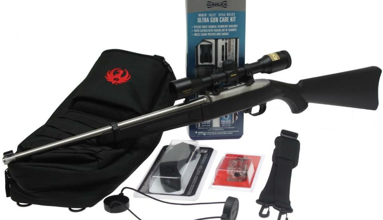 Ruger 10/22 Xtreme Take Down Package, Scope &amp; Mags, Boresighted