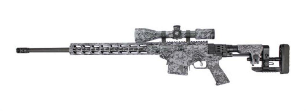Ruger Precision Rifle Custom Package, 6.5 Creedmoor, 24", Urban Digital Camo W/ Scope