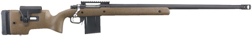 Ruger Hawkeye Long Range 204 Ruger, 26" Threaded Barrel, Speckled Black/Brown Stock, 10rd