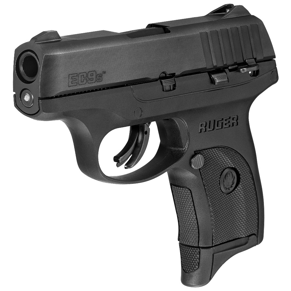 New Ruger EC9s, 9mm, 3.1″ Barrel, Black Oxide Finish, 7 Rounds, 1 ...