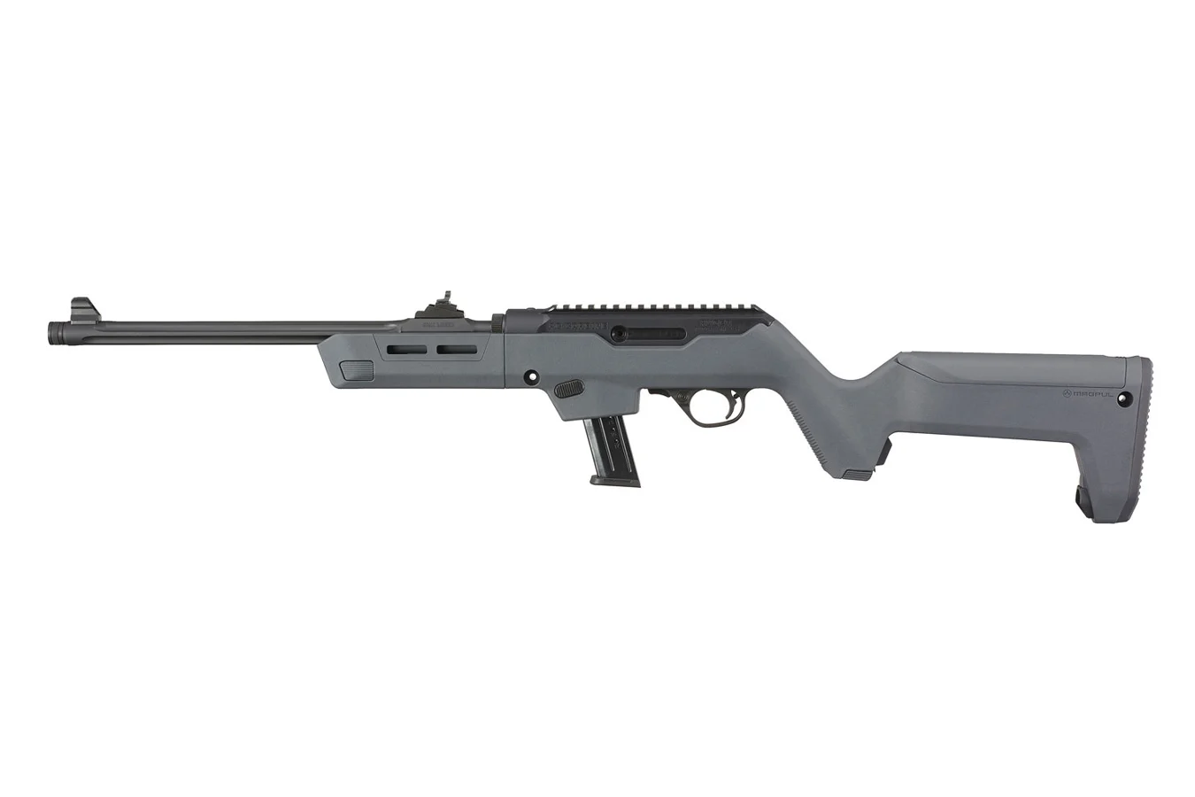 Ruger PC Carbine 9mm Semi-Auto Rifle with Stealth Gray Magpul PC ...
