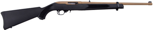 Ruger 10/22 Carbine 22 LR, 18.5" Barrel, Black, Dark Earth Rec, 10rd