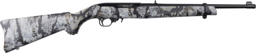 Ruger 10/22 22 LR, 16.12" Threaded Barrel, Kryptek Skyfall Camo, Black Rec, 10rd