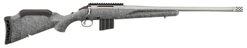 Ruger American Gen II 400 Legend, 20" Threaded Barrel, Gray Splatter, 5rd