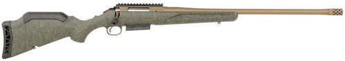Ruger American Predator Gen 2 400 Legend, 22" Threaded Bronze Barrel, Green Splatter, 5rd