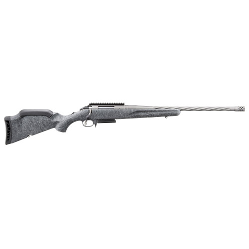 Ruger American Rifle Gen 2 308 Winchester, 20" Threaded Barrel, Gray Splatter, 3rd