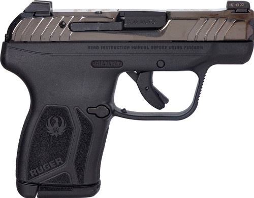 Ruger LCP Max Ruger Rose 380 ACP, 2.8" Barrel, Engraved Ruger Rose Slide, Black Frame, 10rd
