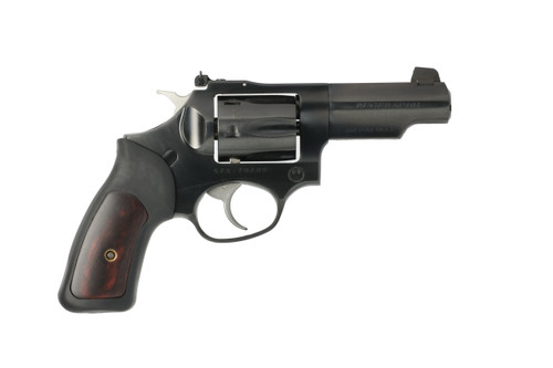 Ruger SP101 327 Federal Magnum, 3" Barrel, Blued, Rubber Grip w/ Hardwood Insert, 6rd