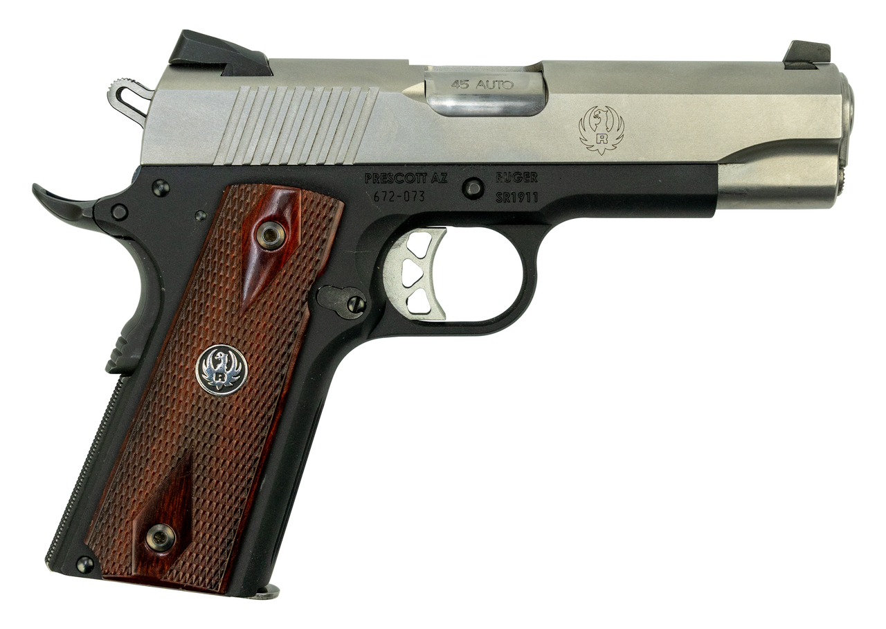 Ruger SR1911 Lightweight .45 ACP, Trade-In, 4" Barrel, Novak Sights, 3x 7rd