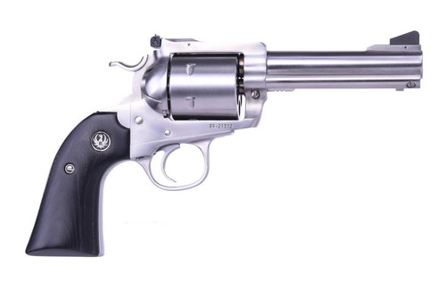 Ruger Super Blackhawk Bisley 44 Magnum/44 Special, 4.625" Barrel, Stainless Steel, Black Laminate Grip, 6rd