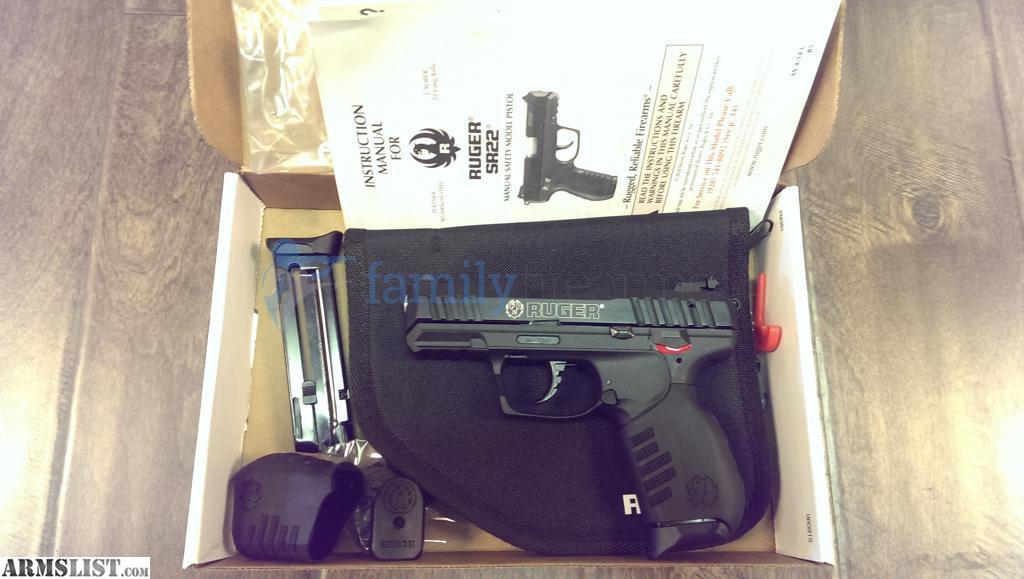 For Sale: Ruger SR22, Rimfire Pistol, 22 LR, 3.5" ... near 3882